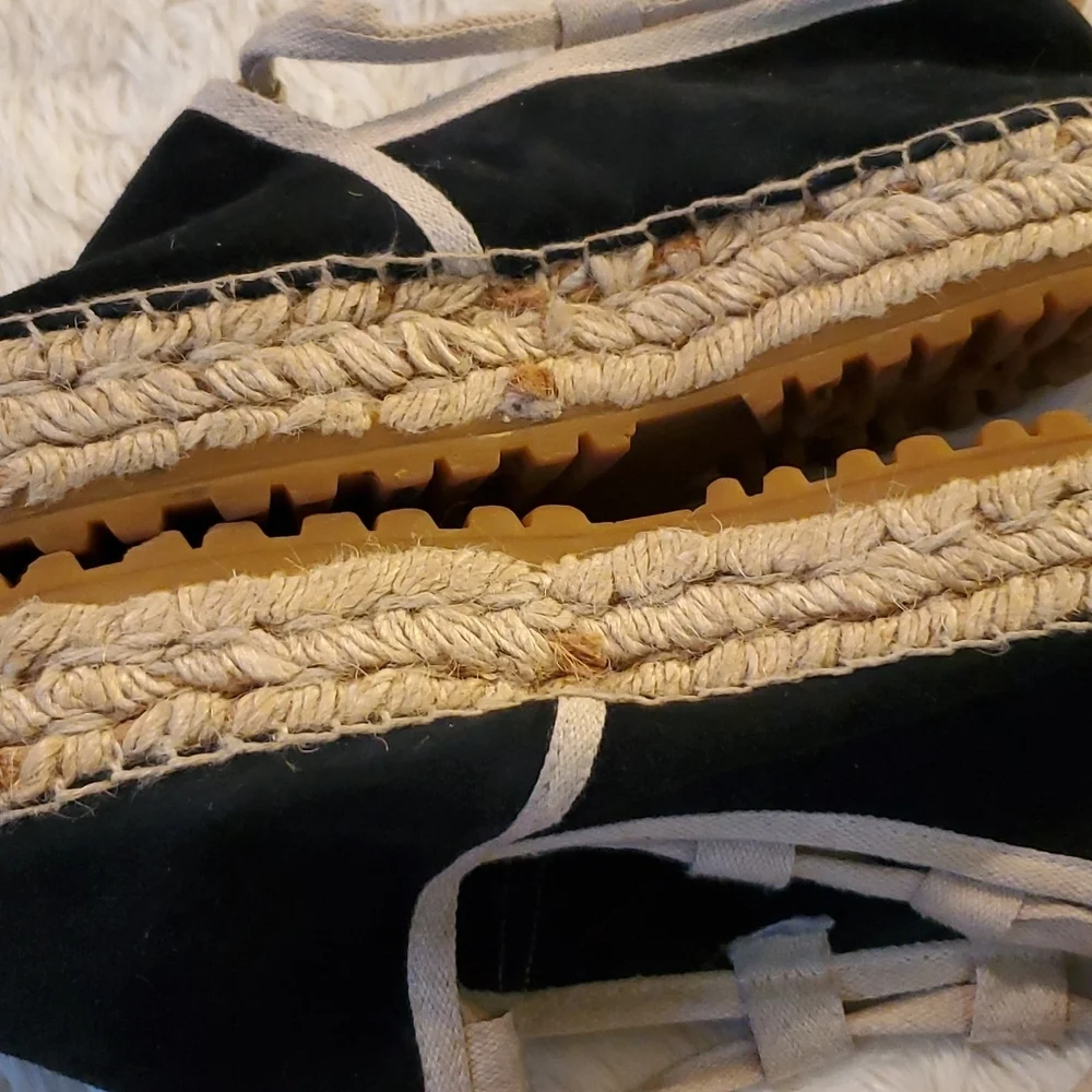 Ralph lauren suede lace-up platform‎ espadrilles